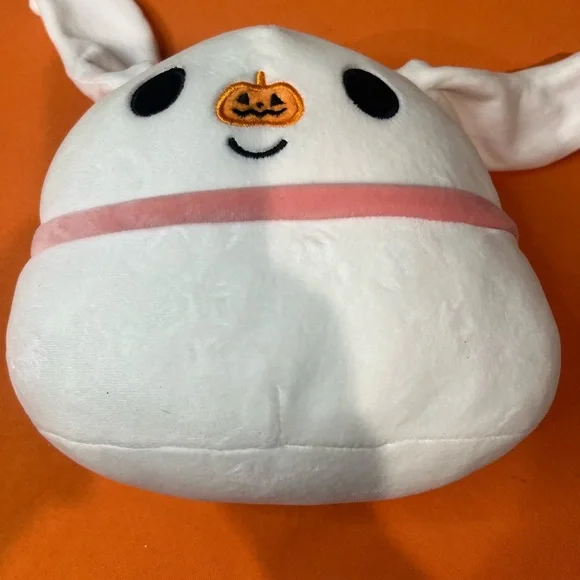 6/$25 Zero Nightmare before Christmas White and Pink Stuffed Animal - Picture 6 of 9